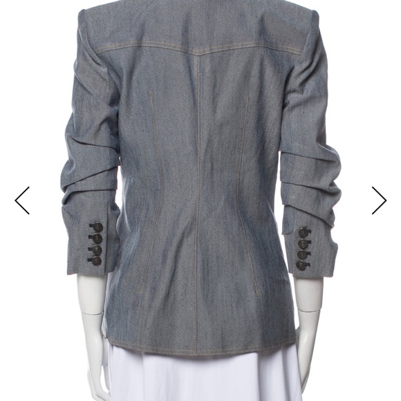 Cinq à Sept Louisa Denim Blazer - Picture 4 of 8